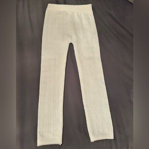 ✨Fleecey lined White Leggings